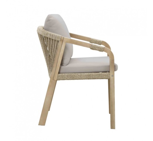TERRAZZO ΠΟΛΥΘΡΟΝΑ BEIGE 66x55xH75cm