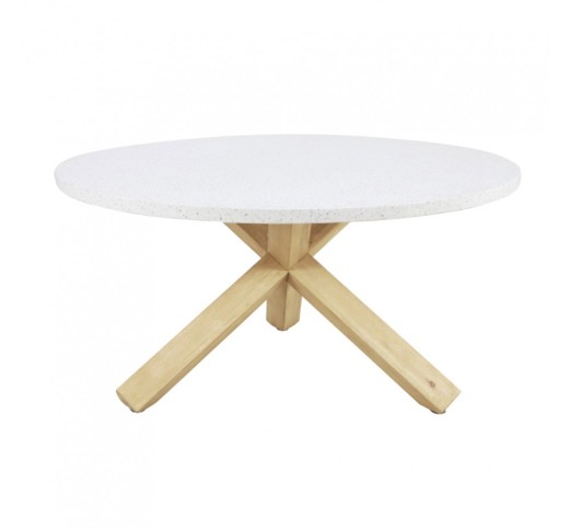 TERRAZZO TABLE TERRAZZO 150x150xH76,3cm