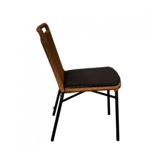 HANG ΚΑΡΕΚΛΑ ΦΥΣΙΚΟ ΣΚΟΥΡΟ 48x61xH83cm