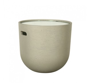 CAP COFFEE TABLE CEMENT LIGHT 49x49xH45cm