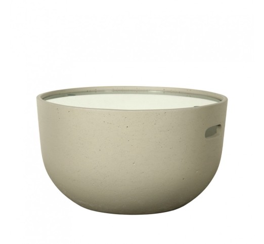 CAP COFFEE TABLE CEMENT LIGHT 58x58xH32cm