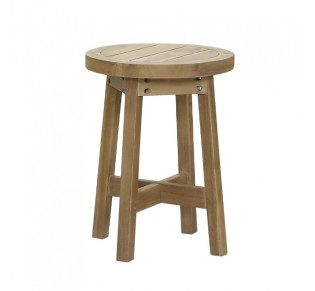 ANASA SIDE TABLE ΦΥΣΙΚΟ 40x40xH48cm