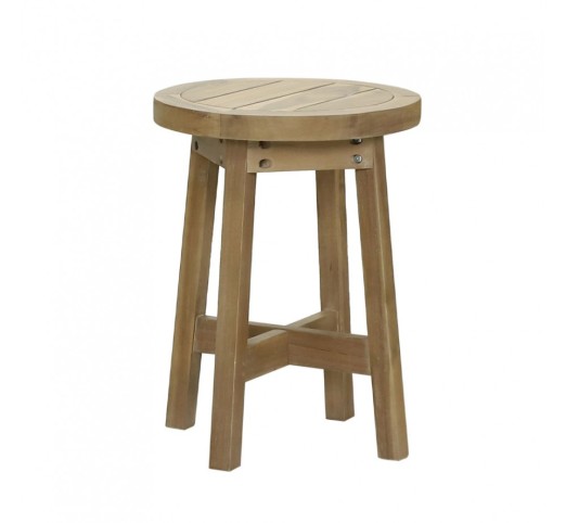 ANASA SIDE TABLE ΦΥΣΙΚΟ 40x40xH48cm