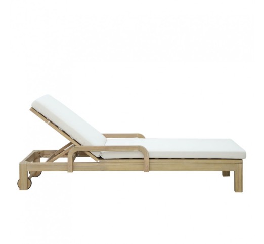 ANASA SUNBED CUSHION BEIGE 184x73xH87cm