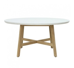 MOSAIC TABLE NATURAL 150x150xH76cm 2