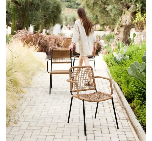 PERTH CHAIR NATURAL 54.5x56x86cm