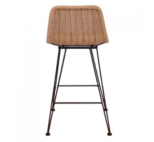 DENMARK STOOL BAR NATURAL 42x53x90cm