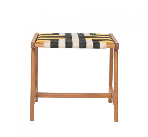 VERANO STOOL MULTICOLOR NATURAL 45x40xH40cm