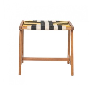 VERANO STOOL MULTICOLOR NATURAL 45x40xH40cm