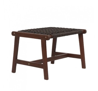 MESH ΣΚΑΜΠΩ ΚΑΦΕ ANTIQUE ΚΑΡΥΔΙ 57x41xH35,5cm