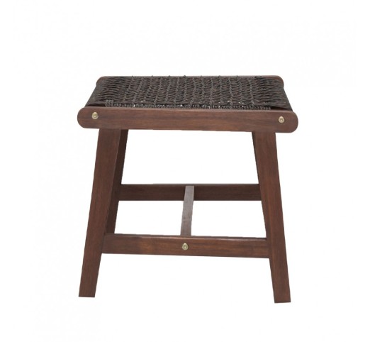 MESH STOOL BROWN ANTIQUE WALNUT 57x41xH35,5cm