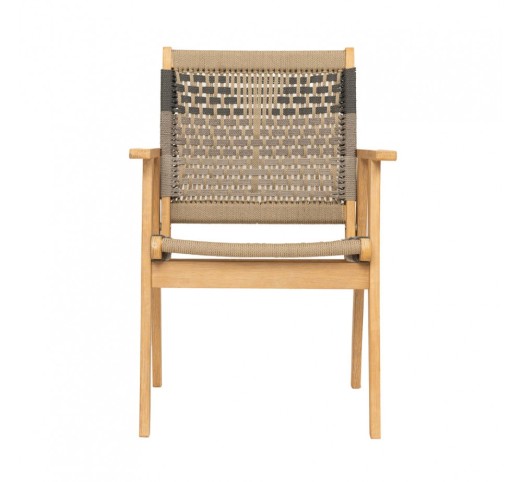 VEGA ARMCHAIR MULTICOLOR NATURAL 58x56xH87cm