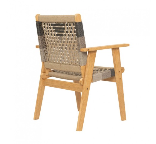 VEGA ARMCHAIR MULTICOLOR NATURAL 58x56xH87cm