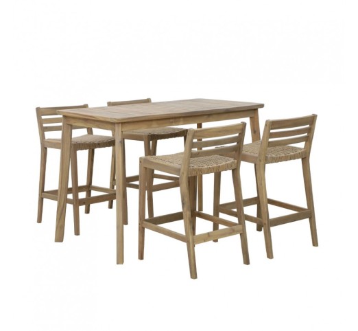 TOUJOUR TABLE BAR NATURAL 131,5x70xH90cm