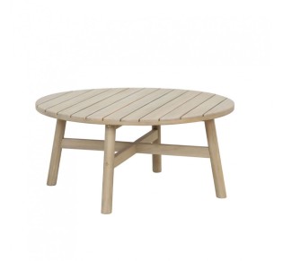 LANAI COFFEE TABLE NATURAL 80x80xH38cm