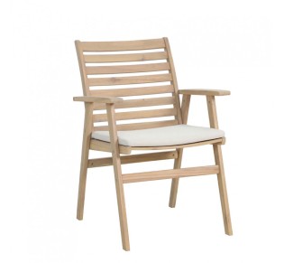 ETOILE CHAIR CUSHION NATURAL WHITE 61x59xH86,5cm