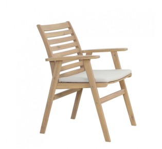 ETOILE CHAIR CUSHION NATURAL WHITE 61x59xH86,5cm