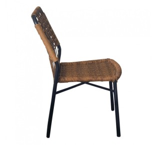 PANAMA 2 ΚΑΡΕΚΛΑ ΚΑΦΕ ΦΥΣΙΚΟ 45x58xH83cm