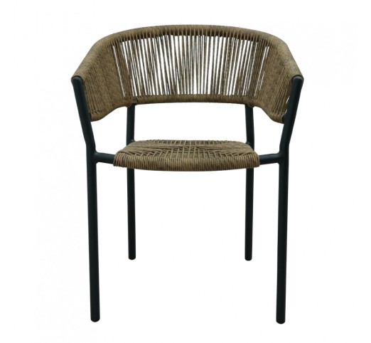 BREEZE CHAIR BLACK WALNUT 56x60xH78cm