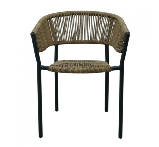 BREEZE CHAIR BLACK WALNUT 56x60xH78cm