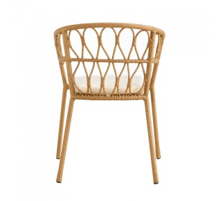 SURABAYA ARMCHAIR NATURAL WHITE 59x56xH77,5cm