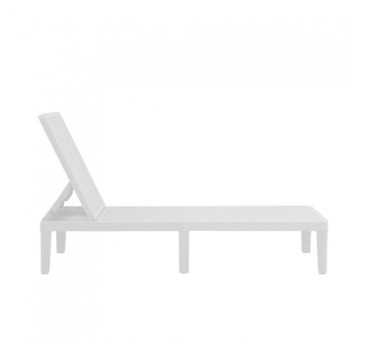 SEAGULL SUNBED WHITE 191x55xH30cm