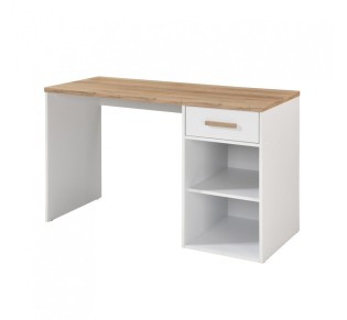 PRACTICO 120 DESK 1DRAWER CHIPBOARD WITH MELAMINE CARTA WHITE NATURAL 120x50xH76cm