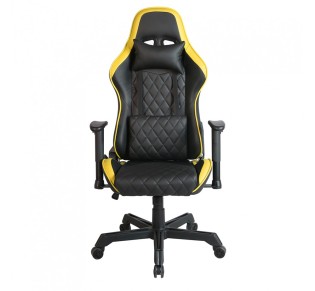 RANGER ΠΟΛΥΘΡΟΝΑ GAMING ΓΡΑΦΕΙΟΥ ΜΑΥΡΟ ΚΙΤΡΙΝΟ 52x74xH138cm