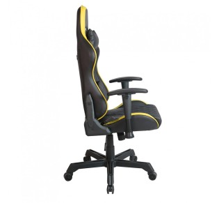 RANGER GAMING ARMCHAIR DESK FABRIC BLACK NYLON YELLOW METAL 52x74xH138cm
