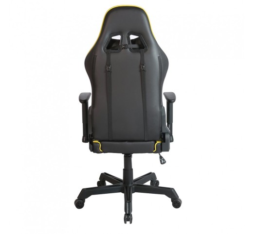RANGER ΠΟΛΥΘΡΟΝΑ GAMING ΓΡΑΦΕΙΟΥ ΜΑΥΡΟ ΚΙΤΡΙΝΟ 52x74xH138cm