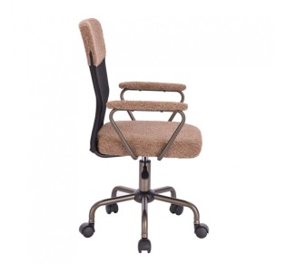 BELL ΚΑΡΕΚΛΑ ΓΡΑΦΕΙΟΥ ΚΑΦΕ ΑΝΟΙΧΤΟ GUNMETAL 54x52xH92cm