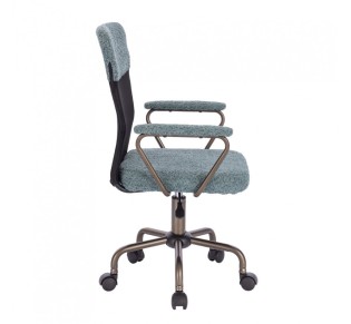 BELL CHAIR OFFICE MINT GUNMETAL 54x52xH92cm