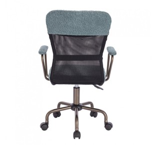 BELL CHAIR OFFICE MINT GUNMETAL 54x52xH92cm