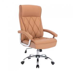 COMFY CHAIR OFFICE CAMEL CHROME 66,5x67,5xH120cm