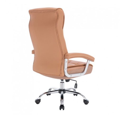 COMFY CHAIR OFFICE CAMEL CHROME 66,5x67,5xH120cm