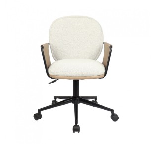 POST ΚΑΡΕΚΛΑ ΓΡΑΦΕΙΟΥ BEIGE ΚΑΦΕ 55x59xH93cm