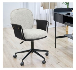 POST CHAIR OFFICE GREY BLACK 55x59xH93cm 2