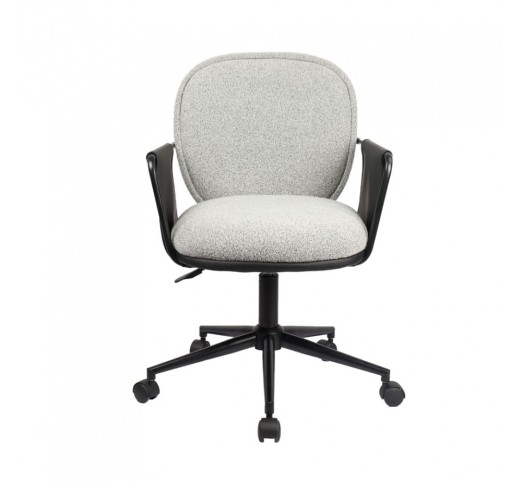 POST CHAIR OFFICE GREY BLACK 55x59xH93cm
