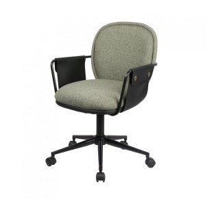 POST CHAIR OFFICE OLIVE GREEN BLACK 55x59xH93cm