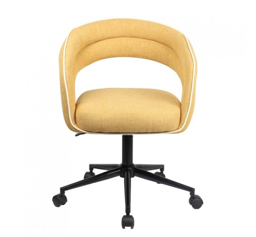 LA LUNA CHAIR OFFICE MUSTARD 59x56,5xH87,5cm