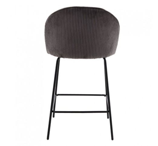 VOTSALO ΣΚΑΜΠΩ BAR ΓΚΡΙ 48x56xH95cm