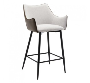 MALONE STOOL BAR BEIGE OLIVE GREEN 38x51x96cm