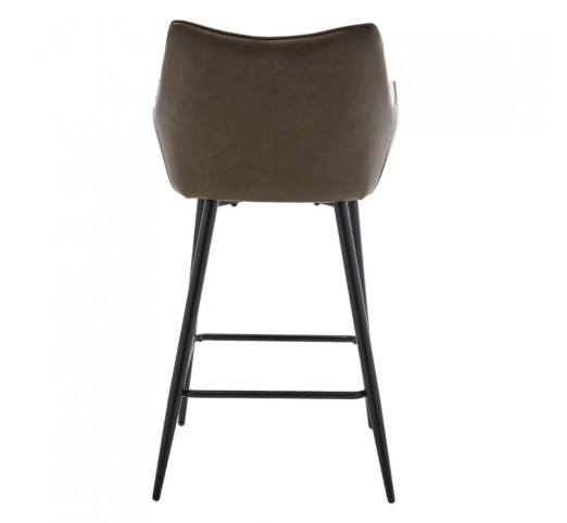MALONE STOOL BAR BEIGE OLIVE GREEN 38x51x96cm