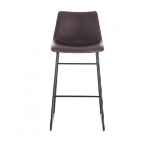 NUEVO XL STOOL BAR BROWN ANTIQUE WASHED BLACK 47x57xH100cm 2