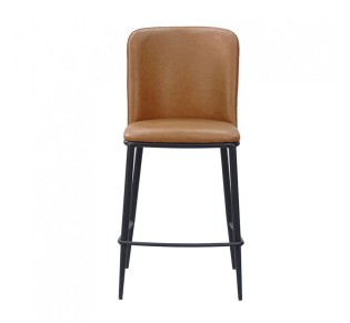 COUTURE STOOL BAR CAMEL 45,5x53,58xH99cm