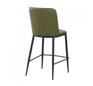 COUTURE STOOL BAR OLIVE GREEN 45,5x53,58xH99cm