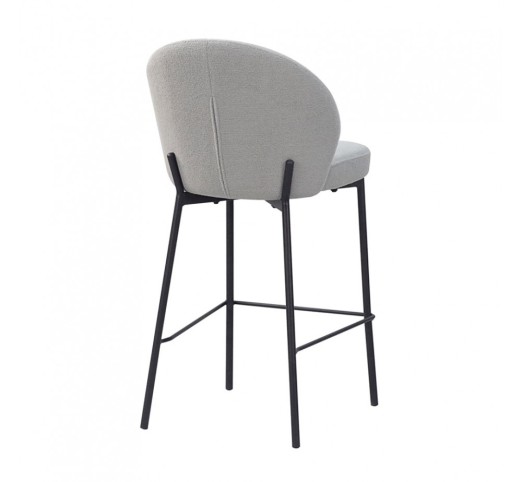 LUNE STOOL BAR GREY 48x53,5xH95,5cm