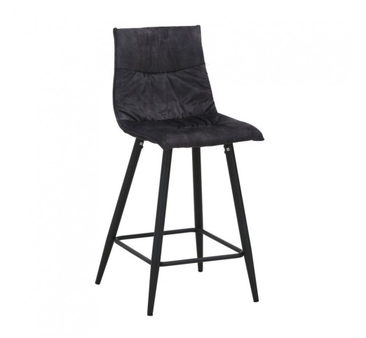 LINEA ΣΚΑΜΠΟ BAR ΑΝΘΡΑΚΙ 42x51xH84cm