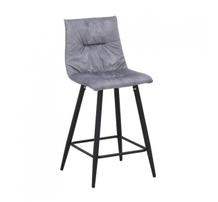 LINEA STOOL BAR GREY SILVER 42x51xH84cm