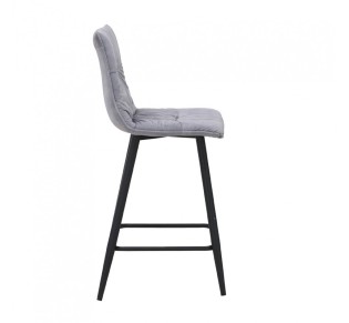 LINEA STOOL BAR GREY SILVER 42x51xH84cm 2